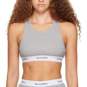 Sporty & Rich black bra top